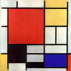 Composición nº 8, Piet Mondrian